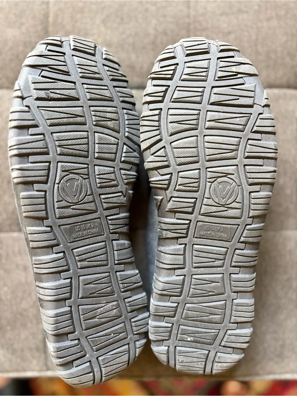 Men's Casual Canvas Loafers Slippers in Gray